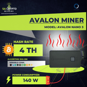 Canaan Avalon Mini 3 Bitcoin Miner